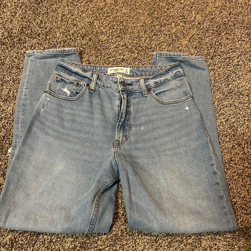 Abercrombie & Fitch Blue High Rise Jeans